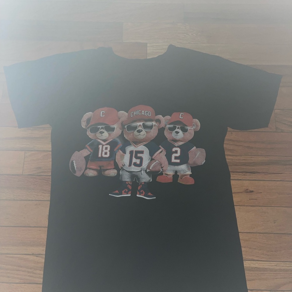 Chicago Bears Black Graphic Tee